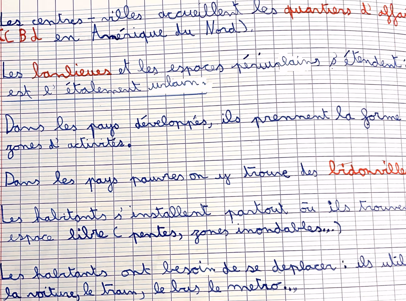 Écriture de Léo après la rééducation
